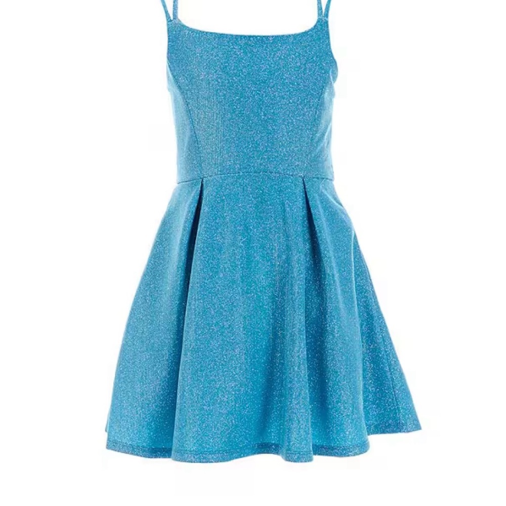 Sparkling Blue Kids Dress